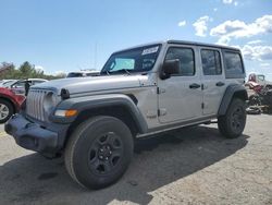 Salvage cars for sale at Pennsburg, PA auction: 2018 Jeep Wrangler Unlimited Sport