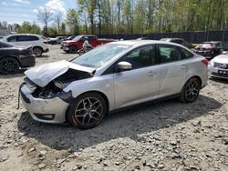 Salvage cars for sale from Copart Waldorf, MD: 2018 Ford Focus SEL