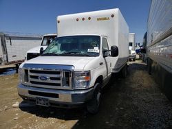 Salvage trucks for sale at Cicero, IN auction: 2017 Ford Econoline E350 Super Duty Cutaway Van