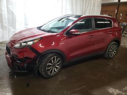 Salvage cars for sale from Copart Ebensburg, PA: 2017 KIA Sportage EX