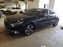 Hyundai Elantra Limited salvage cars for sale: 2022 Hyundai Elantra Limited