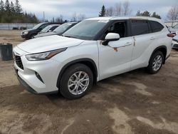 Salvage cars for sale at Bowmanville, ON auction: 2022 Toyota Highlander XLE