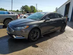Salvage cars for sale from Copart Montgomery, AL: 2018 Ford Fusion SE