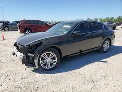 Salvage cars for sale at Houston, TX auction: 2012 Infiniti G37 Base