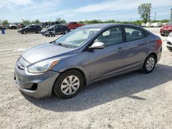 Salvage cars for sale from Copart Kansas City, KS: 2015 Hyundai Accent GLS