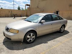 Salvage cars for sale at Gaston, SC auction: 2000 Audi A6 2.7T Quattro