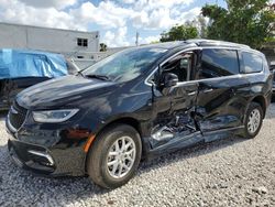 Salvage cars for sale from Copart Opa Locka, FL: 2021 Chrysler Pacifica Touring L