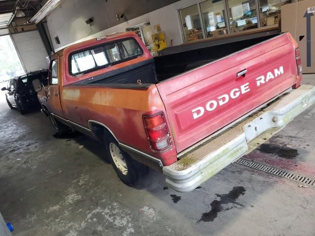 1986 Dodge D-SERIES D150