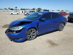Salvage cars for sale from Copart Bakersfield, CA: 2015 Chrysler 200 S