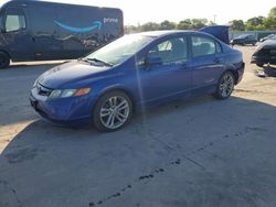 Salvage cars for sale at Wilmer, TX auction: 2008 Honda Civic SI