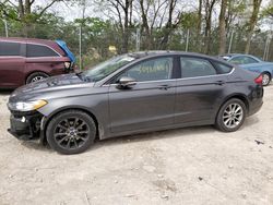 Salvage cars for sale at Cicero, IN auction: 2017 Ford Fusion SE
