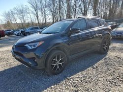 Salvage cars for sale from Copart Candia, NH: 2017 Toyota Rav4 HV SE