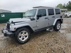 Salvage cars for sale at Memphis, TN auction: 2016 Jeep Wrangler Unlimited Sahara
