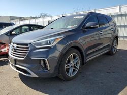 Salvage cars for sale at New Britain, CT auction: 2017 Hyundai Santa FE SE Ultimate