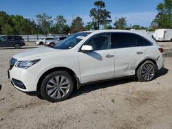 Salvage cars for sale from Copart Hampton, VA: 2015 Acura MDX Technology