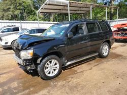 Salvage cars for sale from Copart Austell, GA: 2006 Toyota Highlander Hybrid