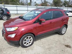 Salvage cars for sale from Copart Hampton, VA: 2018 Ford Ecosport SE
