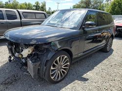 Salvage cars for sale at Riverview, FL auction: 2019 Land Rover Range Rover Supercharged