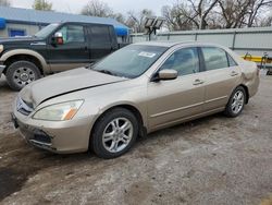 Honda Vehiculos salvage en venta: 2007 Honda Accord EX