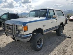 Ford Bronco salvage cars for sale: 1990 Ford Bronco U100