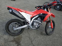 Salvage motorcycles for sale at Vallejo, CA auction: 2022 Honda CRF300 LA