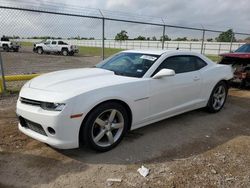 Salvage cars for sale at Houston, TX auction: 2015 Chevrolet Camaro LT