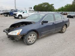 Salvage cars for sale at Oklahoma City, OK auction: 2006 Honda Accord LX