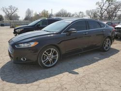 Salvage cars for sale from Copart Wichita, KS: 2015 Ford Fusion Titanium