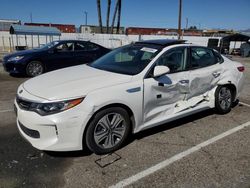 Salvage cars for sale at Van Nuys, CA auction: 2017 KIA Optima Hybrid