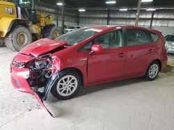 Salvage cars for sale at Des Moines, IA auction: 2013 Toyota Prius V