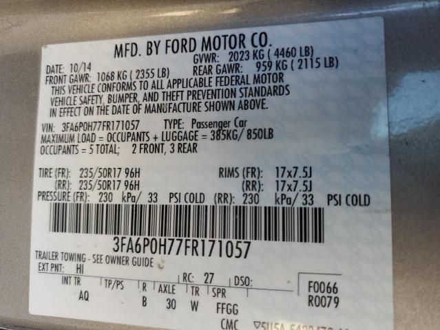 2015 Ford Fusion SE