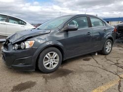 Salvage cars for sale at Woodhaven, MI auction: 2014 Chevrolet Sonic LT