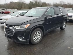 Salvage cars for sale at Assonet, MA auction: 2021 Chevrolet Traverse LT