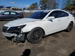 Salvage cars for sale at New Britain, CT auction: 2013 Acura TL