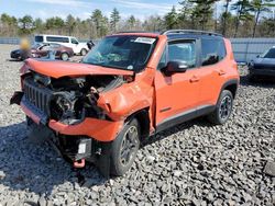 Jeep Renegade Trailhawk salvage cars for sale: 2016 Jeep Renegade Trailhawk