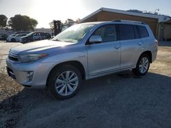 Salvage cars for sale at Hayward, CA auction: 2012 Toyota Highlander Hybrid Limited