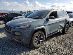 Salvage cars for sale from Copart Reno, NV: 2015 Jeep Cherokee Trailhawk