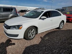 Salvage cars for sale from Copart Phoenix, AZ: 2012 Volkswagen Passat SE