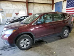 Salvage cars for sale from Copart Helena, MT: 2013 Honda CR-V LX