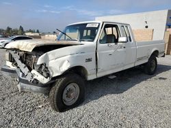 Salvage trucks for sale at Mentone, CA auction: 1990 Ford F250