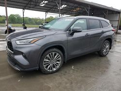 Salvage cars for sale at Cartersville, GA auction: 2021 Toyota Highlander Platinum