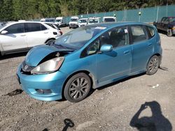 Vehiculos salvage en venta de Copart Graham, WA: 2013 Honda FIT Sport