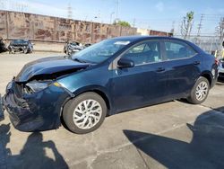 Salvage cars for sale from Copart Wilmington, CA: 2017 Toyota Corolla L