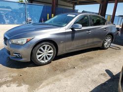 Salvage cars for sale from Copart Riverview, FL: 2016 Infiniti Q50 Base