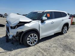 Salvage cars for sale at Antelope, CA auction: 2022 Toyota Highlander Hybrid Limited