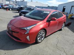 Salvage cars for sale at Vallejo, CA auction: 2018 Toyota Prius