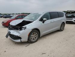 Salvage cars for sale at San Antonio, TX auction: 2022 Chrysler Voyager LX