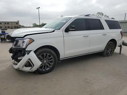 Salvage cars for sale from Copart Wilmer, TX: 2021 Ford Expedition Max Limited