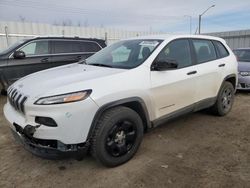 Salvage cars for sale at Nisku, AB auction: 2014 Jeep Cherokee Sport
