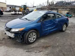 Honda salvage cars for sale: 2012 Honda Civic LX